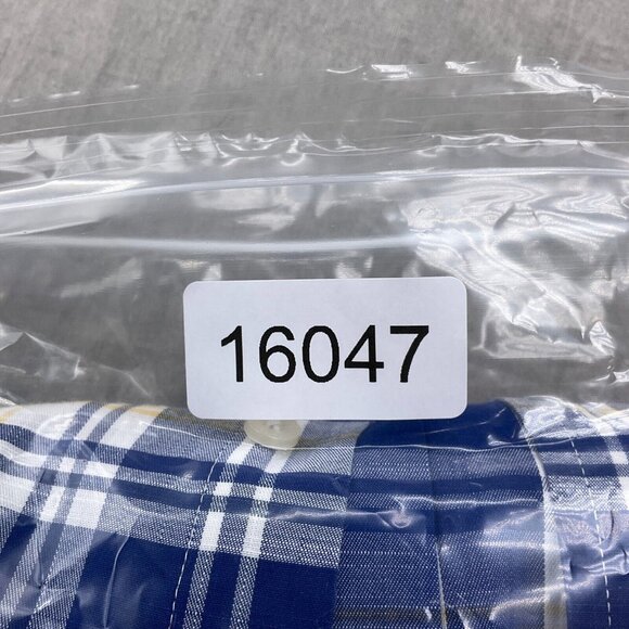 Lauren Ralph Lauren Shirt Men XLarge Blue Yellow‎ Plaid Regular Fit Soft Stretch - Picture 12 of 12